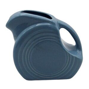 Fiesta Periwinkle Blue Miniature Disc Pitcher Creamer By Homer Laughlin USA